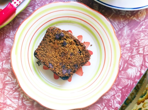 chocolate chip pumpkin loaf