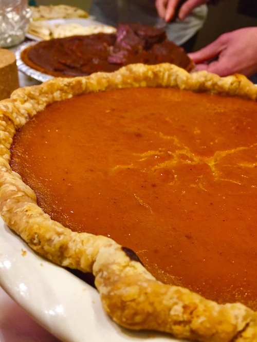 salted caramel pumpkin pie